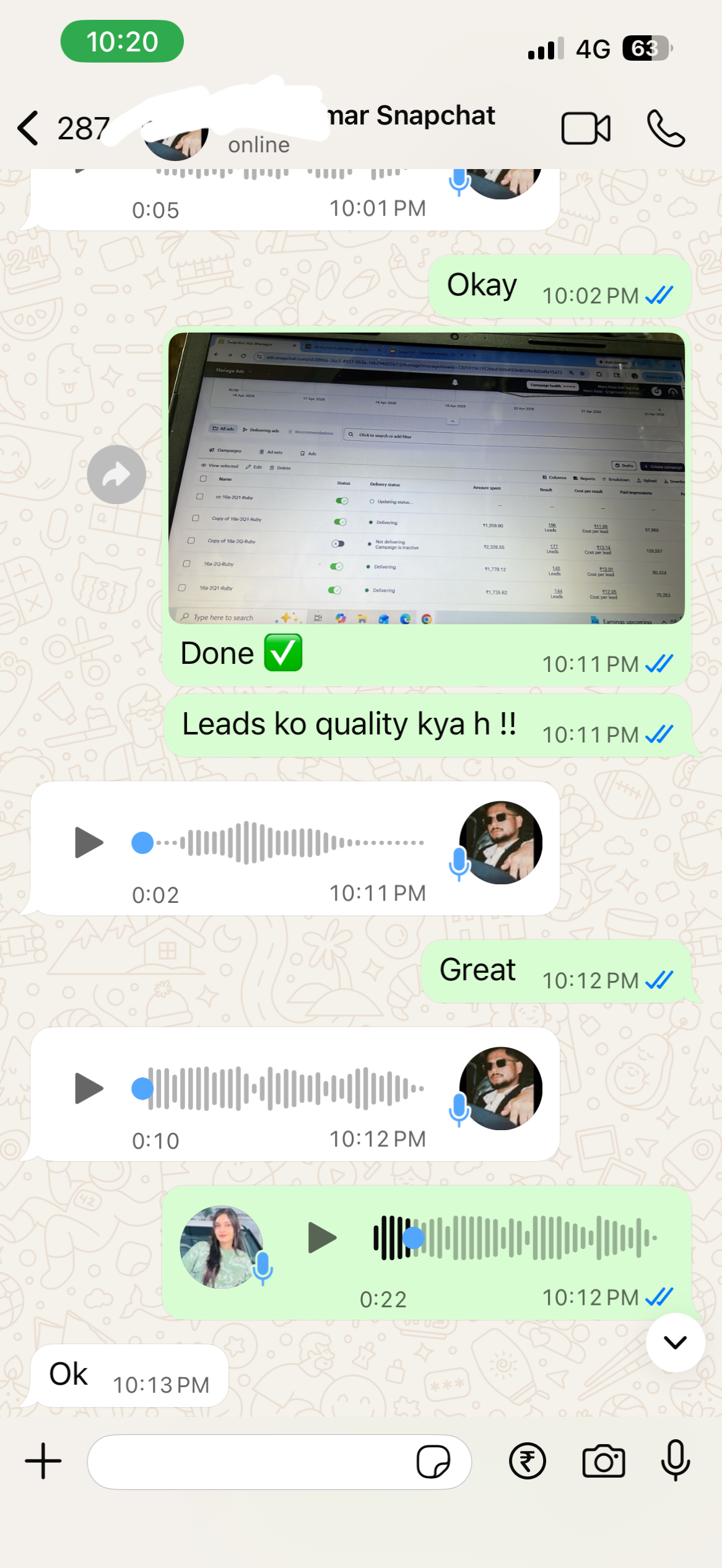 WhatsApp Review Base